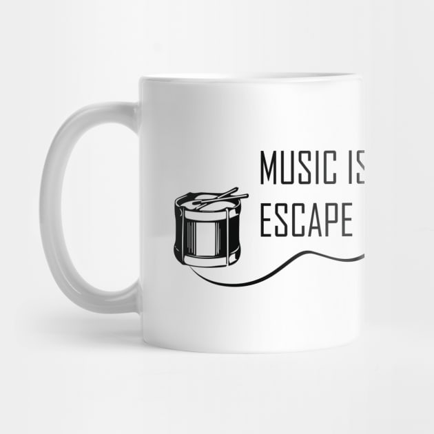 Music is my escape by YellowMadCat